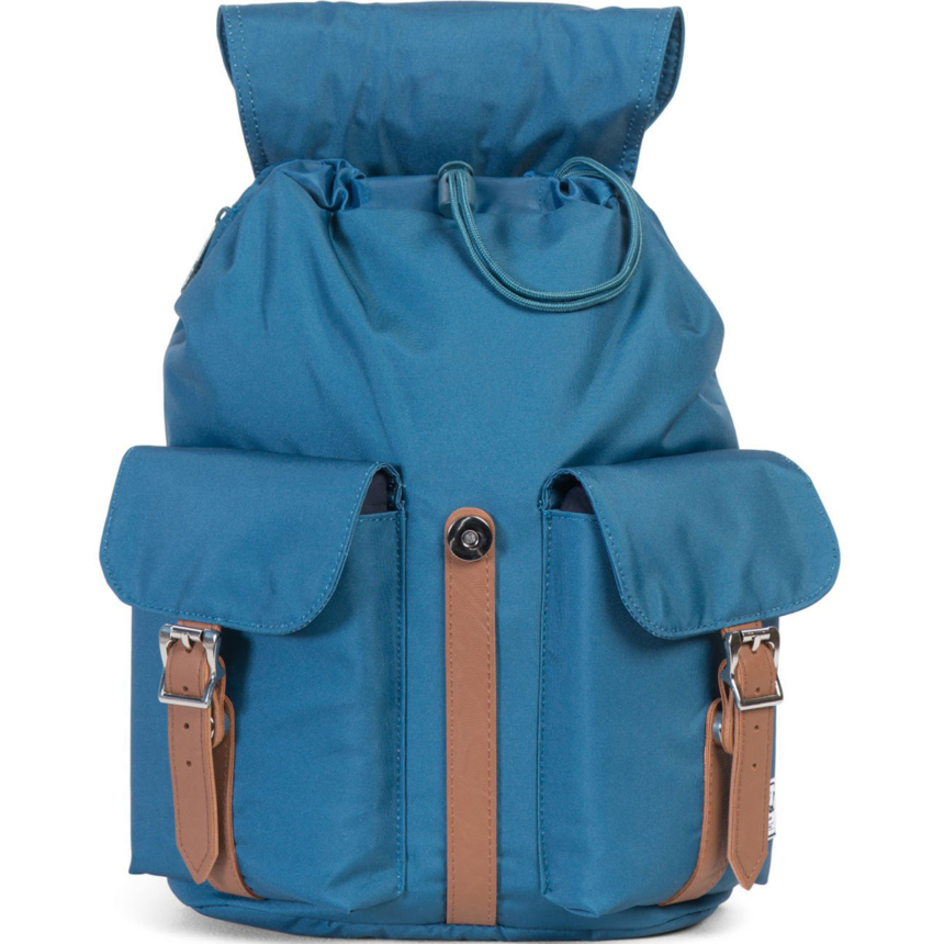 HERSCHEL рюкзак DAWSON WOMENS INDIAN TEAL TAN SYNTHETIC LEATHER